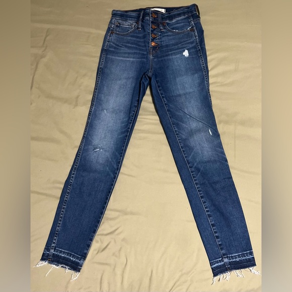 Madewell Size 25 10” High-Rise Skinny Jeans - Picture 2 of 3